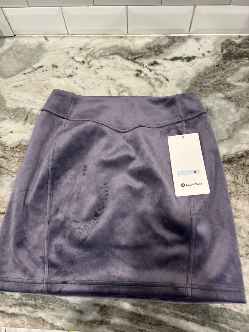 Lululemon Scuba HR High Rise
Mini Skirt Sz. M Night Fall Purple
Velvet $88 - Picture 3 of 6
